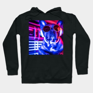 Neon DJ Frenchie Hoodie